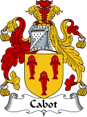 English Coat of Arms for the family Cabot