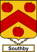 English Coat of Arms Shield Badge for Southby