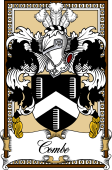 Scottish Coat of Arms Bookplate for Combe