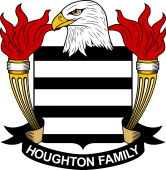 Coat of arms used by the Houghton family in the United States of America