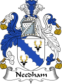 English Coat of Arms for the family Needham