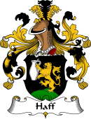 German Wappen Coat of Arms for Haff