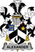 Irish Coat of Arms for Alexander