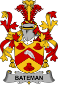 Irish Coat of Arms for Bateman