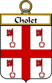 French Coat of Arms Badge for Cholet