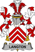 Irish Coat of Arms for Langton