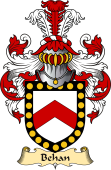 Irish Family Coat of Arms (v.23) for Behan or Beaghan