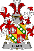 Irish Coat of Arms for Egan or McEgan