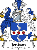 Irish Coat of Arms for Jenison or Jenyson