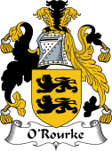 Irish Coat of Arms for O'Rourke or Rorke