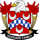 Coat of arms used by the Goddard family in the United States of America