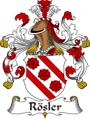 German Wappen Coat of Arms for Rösler