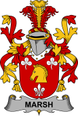 Irish Coat of Arms for Marsh