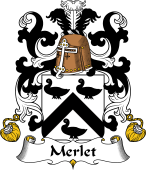 Coat of Arms from France for Merlet