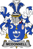 Irish Coat of Arms for McDonnell