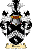 English Coat of Arms (v.23) for the family Herne