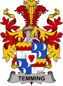 Coat of arms used by the Danish family Temming