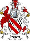 Irish Coat of Arms for Ireton