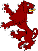 Lion Rampant Coward Reguardant