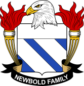 Coat of arms used by the Newbold family in the United States of America