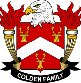 Coat of arms used by the Colden family in the United States of America