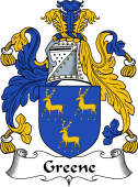 Irish Coat of Arms for Greene