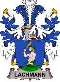 Coat of arms used by the Danish family Lachmann