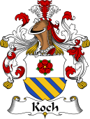 German Wappen Coat of Arms for Koch