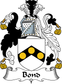 English Coat of Arms for the family Bond