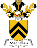 Coat of Arms from Scotland for MacClellan or MacLellan