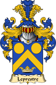 French Family Coat of Arms (v.23) for Leprestre (Prestre le)