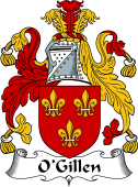 Irish Coat of Arms for O'Gillen or Gillan