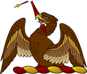 Demi Eagle Holding Broken Tilting Spear