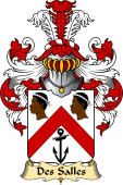 French Family Coat of Arms (v.23) for Salles (des)