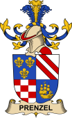 Republic of Austria Coat of Arms for Prenzel (de Pentzig)