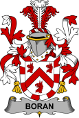 Irish Coat of Arms for Boran or O'Boran