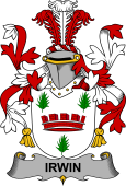 Irish Coat of Arms for Irwin