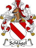 German Wappen Coat of Arms for Schlägel or Schlegel