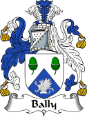 English Coat of Arms for the family Bally