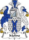 English Coat of Arms for the family Molins