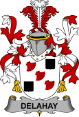 Irish Coat of Arms for Delahay