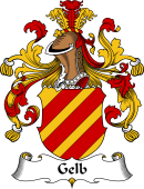 German Wappen Coat of Arms for Gelb