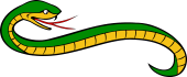 Serpent Reguardant Tail Embowed