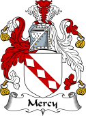 English Coat of Arms for the family Mercy