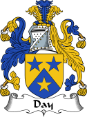 English Coat of Arms for the family Day