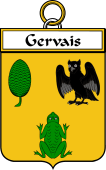 French Coat of Arms Badge for Gervais