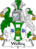 English Coat of Arms for the family Wolley