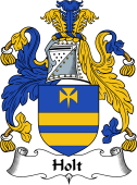 English Coat of Arms for the family Holt I