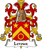 Coat of Arms from France for Leroux (Roux le) I