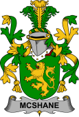 Irish Coat of Arms for Shane or McShane